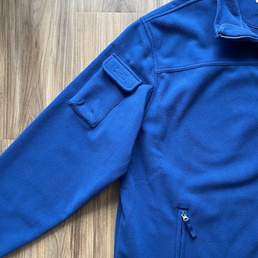 Duluth Trading Jacket Mens 4XL Big and Tall Fleece Full Zip Workwear Royal Blue - Picture 11 of 14